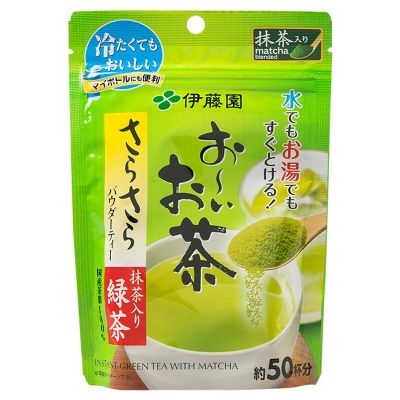 ชาเขียวญี่ปุ่นชนิดผง อิโตเอ็น (Itoen) โออิ โอชา ซาร่าซาร่า ขนาด 40 กรัม Itoen Japanese Green Tea Powder Ohi Ocha Sarasara 40g สินค้านำเข้า สินค้าญี่ปุ่น