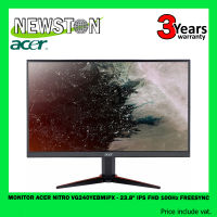 MONITOR (จอมอนิเตอร์) ACER NITRO VG240YEBMIPX - 23.8" IPS FHD 100Hz FREESYNC