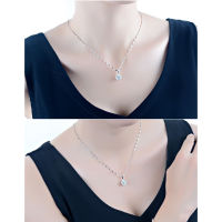 Silver Chain Necklace for Women Attractive Silver Chain Necklace for Daily Party Banquet WearingSilver Chain Necklace for Women Attractive Silver Chain Necklace for Daily Party Banquet Wearing S6-NK-MY