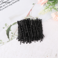 Jiauting 100pcs Wedding hair clips barrette รองเท้า Black Side Wire Folder เครื่องมือจัดแต่งทรงผม