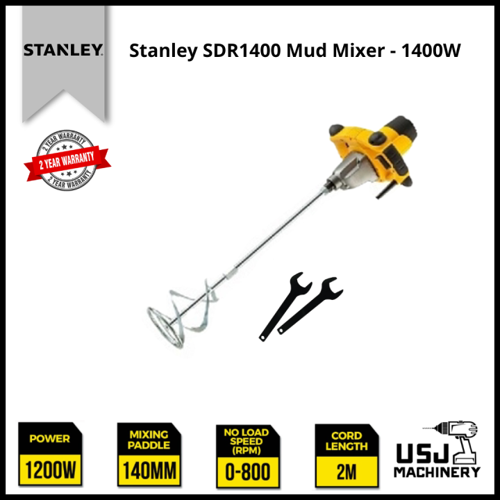 STANLEY 1400W Heavy Duty Mud Mixer SDR1400XD 2 Years Local Warranty