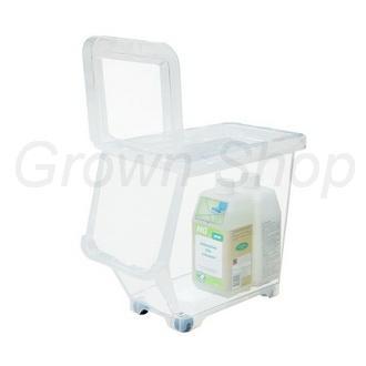 กล่องพลาสติกใสมีล้อเลื่อน กล่องสำหรับจัดเก็บของเอนกประสงค์ Multi-purpose box with wheels Storage box Box to organize clear plastic box