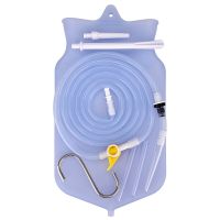 2L Enema Bag Kit Medical Grade Reusable Silicone Water Colon Bags Home Use Women Wash Anal Flushing Bag Cleansing Enteroclysm Electrical Trade Tools T