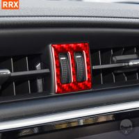 dvvbgfrdt For Toyota Corolla 2014 2015 2016 2017 2018 Carbon Fiber Sticker Central Air Outlet Switch Cover Trim Car Styling Accessories