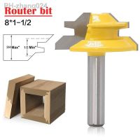 【DT】hot！ 45 Milling Cutter Router Bit Set Wood Carbide 8mm Shank Mill Woodworking Trimming Straight Carving Cutting Tools