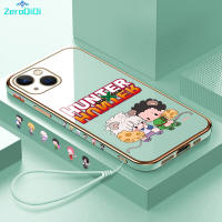 เคสโทรศัพท์ ZeroQiQi สำหรับ iPhone 15 Plus 15 Pro 15 15 Pro Max ฟรีสายคล้องการ์ตูนการ์ตูนอนิเมะล่าล่า X ฮันเตอร์น่ารัก Killua GON · FREECSS เคสรูปแบบขอบสี่เหลี่ยมชุบเคสโทรศัพท์เด็กหญิงเด็กชายชุบหรูหราเคลือบผิวนุ่มเคสโทรศัพท์