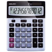 Deli 1654 Desktop Calculator 12 Digits Solar &amp; Battery Function For Office Home School Financial Accounting Tool Calculators