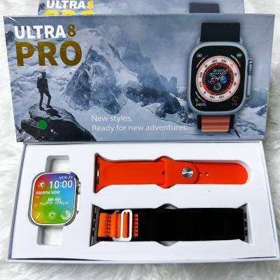 Ultra 8  Pro แถม !! เคส + ฟิล์ม รุ่นใหม่ 2023  ล่าสุด นาฬิกาบลูธูร Smart watch  จอ 49 มม. ภาพคมชัด ฟังก์ชั่นครบ