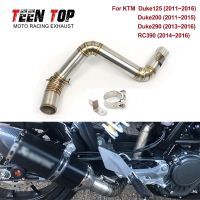 For KTM Duke 125 Duke200 Duke290 RC390 Decat Pipe Middle Link Pipe 2011 2012 2013 2014 2015 2016 Motorcycle Exhaust Escape Moto