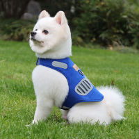 Cat Dog Harness Vest Set New Designer Soft Suede Reflective Breathable Chest Vest Led Collar Leads Pug Supplies