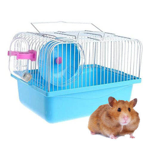 HAMSTER CAGE 01- 16*17cm Hamsters House Cage Carrier Case with Water ...