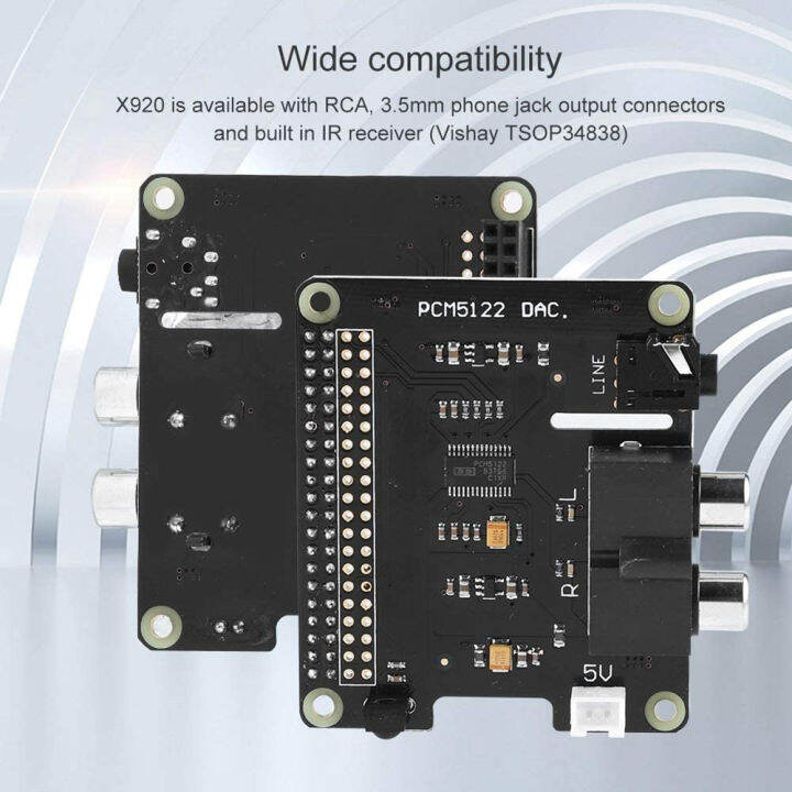 Expansion Board For Raspberry Pi Hifi Dac Full Hd Audio Pcm5122 Chip 24 Bit Expansion Board For 9471