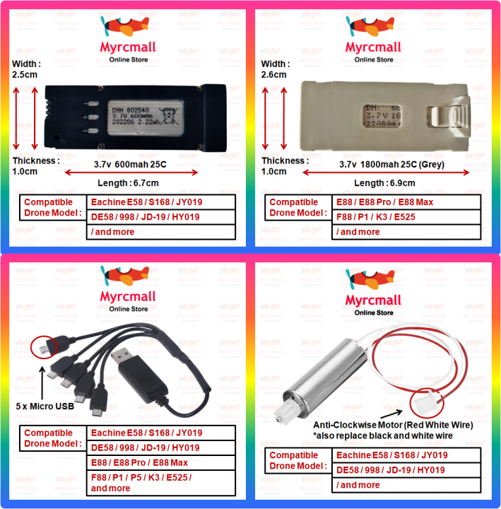 998 drone battery