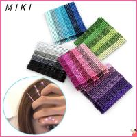 MIKI 24PCS/Set ลดกระหน่ำ สีลูกกวาด เครื่องประดับผม กิ๊บติดผมลอน Glitter Bobby Pins ปิ่นปักผม หมวกเด็กผู้หญิง