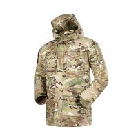 G8กลางแจ้ง Soft Shell Shark Skin Camouflage Jacket Suit Fleece Warm Waterproof Dark Night Jacket