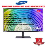 SAMSUNG LED Monitor 32 LS32A600UUEXXT IPS /75hz /5ms /2K MNL-001573 หน้าจอคอมพิวเตอร์