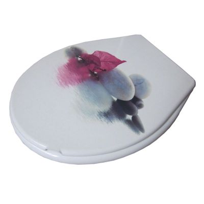 toilet lid cover standard closing 2020 high quality colorful toilet seat cover set hot selling fashion bathroom pp toilet seat