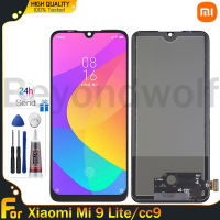 Beyondwolf LCD TFT สำหรับ Xiaomi Mi 9 Lite/ CC9ชิ้นส่วนจอสัมผัสแอลซีดีของเครื่องแปลงดิจิทัลสำหรับ Xiaomi Mi 9 Lite CC9 M1904F3BG 100% Lcd ทดสอบแล้วแทนที่