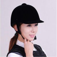 Uni Classic Hípica Velvet Horse Riding Equestrian Helmet Protective Gear Adjustable Equestrian Saddle For Horse Accessories