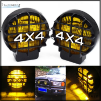 [Liujinpeng] ขับรถบนท้องถนนกลม4X4 5.5 "หมอกฮาโลเจน Led ทำงานโคมไฟสปอตไลท์ FD