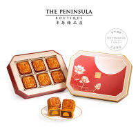 EA คาบสมุทรฮ่องกงฮ่องกงแท้นำเข้า Mooncakes ไข่แดงเม็ดบัวคู่คู่ Mooncake 360G ฮ่องกงสไตล์กลางฤดูใบไม้ร่วงเทศกาลกล่องของขวัญธุรกิจระดับไฮเอนด์