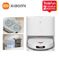 2023 XIAOMI MIJIA หุ่นยนต์ถูพื้นการทำความสะอาดด้วยตนเอง2สมาร์ทโฮมกวาดหมุนรอบความเร็วสูงขัด5000PA ไซโคลนดูด LindaF เลเซอร์ LindaF