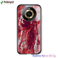 สำหรับ Realme 11 5G Realme Narzo 60 5G เคสโทรศัพท์มหัศจรรย์สำหรับเด็กผู้ชายซูเปอร์ฮีโร่สำหรับผู้ชายกัปตันฮัลค์เคสฝาหลังกระจกเทมเปอร์ไอรอนแมน