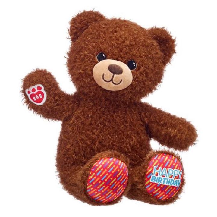 ตุ๊กตาบิ้วอะแบร์-น้องหมีเบิดเดย์-build-a-bear-สินค้ามือสองนำเข้าจากอเมริกา