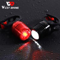 ► WEST BIKING Waterproof LED Bicycle Rear Light USB Rechargeable 3-Mode Safety Warning Lightweight Cycling Bike Lamp Red Taillight