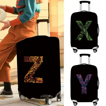 Printed Thick Luggage Protector 18"-32" Travel Suitcase Cover  Elastic Dust-proof