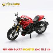 Mô Hình Xe Moto Ducati Monster 1200 - Xe Mô Hình Maisto 1 18