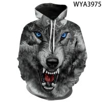 New Animal Lion Wolf Cat Men Women Children Casual Hoodies 3D Printed Fashion Sweatshirts Pullover Boy Girl Kids Streetwear Coat