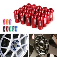 20Pcs D1 Spec Universal Racing Wheel Lug Nuts Aluminum 50mm 40mm JDM Car Lug Wheel Nuts Screw M12 X1.25MM/M12 x 1.5MM Nails  Screws Fasteners