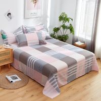 【HOT】❏❃❒ Cotton Bed Sheet Textile Color Flat Bedspread for King Size Sheets 1PCS(No Pillowcase)