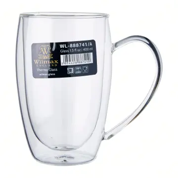220/300/400ml Double Wall Glass Espresso Cups Clear Coffee Mug