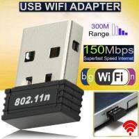 WIFI USB Wireless Network LAN Adapter ตัวรับไวฟายสุดคุ้ม (สีดำ)