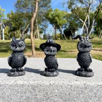 Halloween Magic Owl Mini Desktop Animal Sculpture Decoration