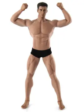 1/12 Scale Male Muscular Body Young Teenager Action Figure 6 Flexible Doll  Toy
