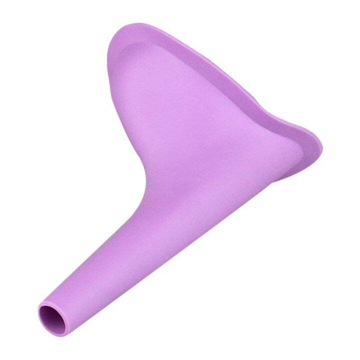 Soft Silicone Women Pissing Urinal Pee Standing Urination Device Travel ...