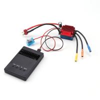 35a Brushless Esc ไฟฟ้าควบคุมความเร็วกันน้ำพร้อมการ์ดโปรแกรมสำหรับ114 116 Rc รถ Off Road Truck