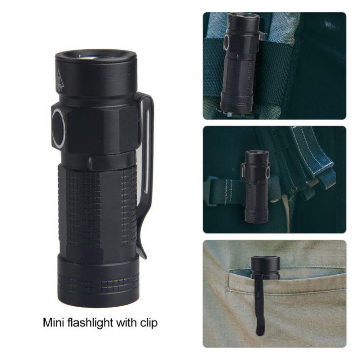 mini-outdoor-led-clip-edc-flashlight-usb-rechargeable-mini-portable-hiking-tiny-3modes-torch-waterproof-lamp-16340-charger-box