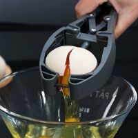 Egg Cracker Stainless Steel Egg Opener Egg Cracking Tool Easy Eggshell Cutter Eggshell Cutter Egg Separator Kitchen Tools