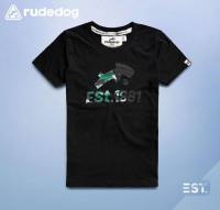 Rudedog เสื้อยืดหญิง รุ่น Est. สีดำ (ราคาต่อตัว)