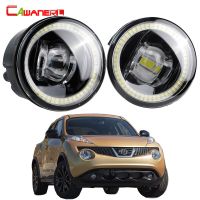 2 X เลนส์ LED ไฟตัดหมอกรถยนต์ Nissan Juke (F15) 2010 2011 2012 2014 30W H11รถยนต์หมอกกลางวันตานางฟ้าไฟเดย์ไลท์ DRL