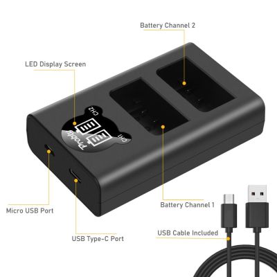 EN EL25 USBคู่ LED ที่ชาร์จแบตเตอรี่ Nikon Z50 MH 32 Li ชาร์จซ้ำได้ไอออน