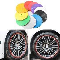 ♧ Roll Rim Blades Car Vehicle Color Wheel Rims Protectors Decor Strip Tire Guard Line Rubber Mounding Trim Tire Guard Line