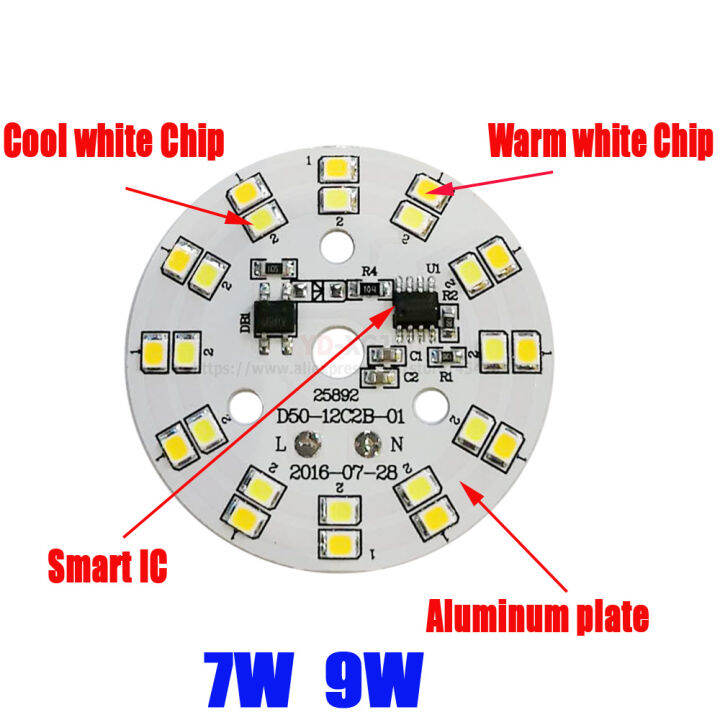 20pcs-led-module-ac-220v-9w-smd-2835-replacement-led-bulb-light-source-installation-convenient-for-lamp-chandelier-modified-wick