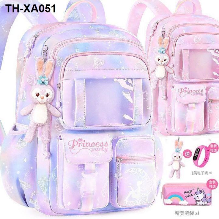 new-schoolbag-primary-school-students-girls-123456-grade-large-capacity-cute-girl-childrens-backpack
