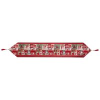 Christmas Table Runner - Holiday Table Runners for Dining Room, Snowflake Dining Cloth for Xmas Table Decorations