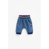 กางเกงจ๊อกเกอร์เด็กทารก Mothercare denim dino joggers ZB816